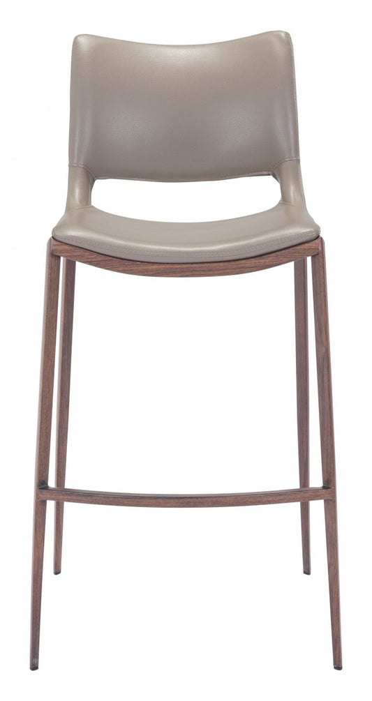 Ace Barstool Brown & Walnut