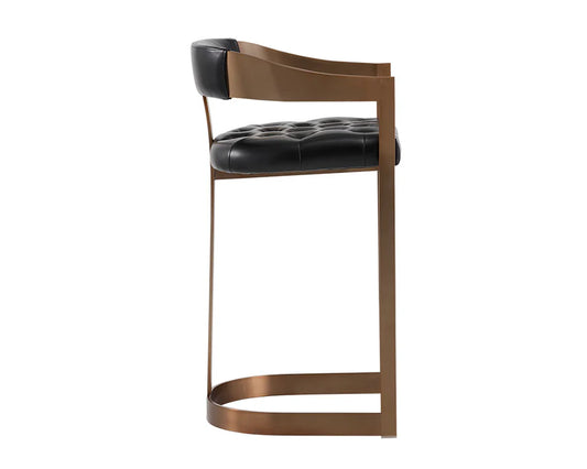 Beaumont Barstool - Antique Brass