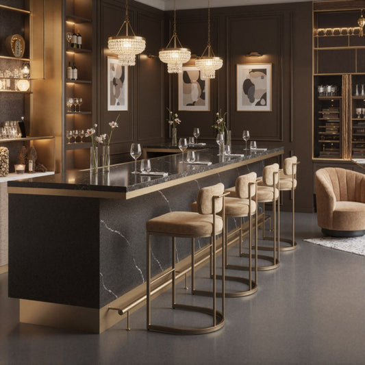Velar Barstool Beige