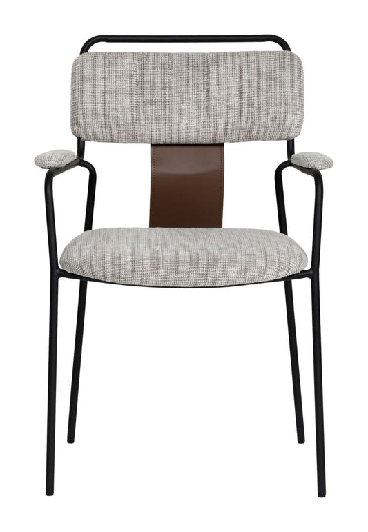 Couva Dining Chair Gray Tweed