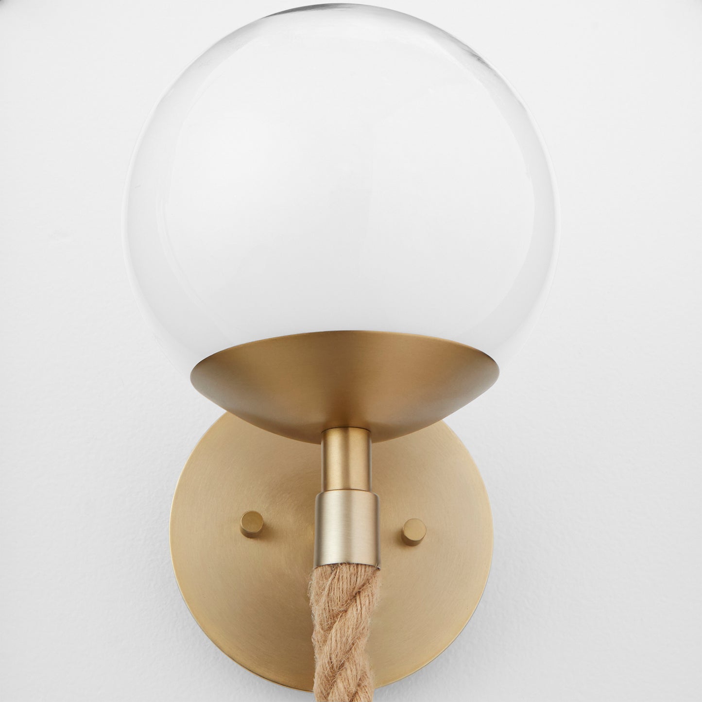 Rockport Wall Sconce | Aged Brass | Brown