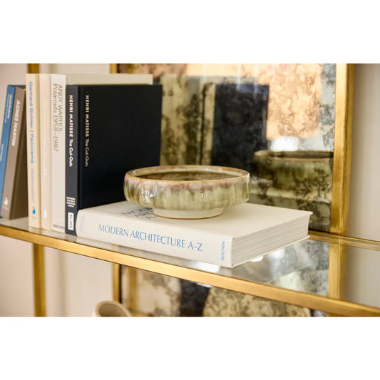 Cuenco elevado diseñado por Thom Filicia | Cascada Mocha - Baja