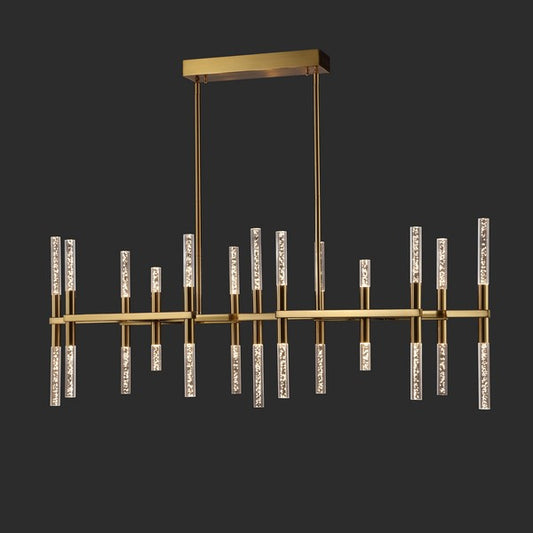 Evaria Acrylic Tube Chandelier