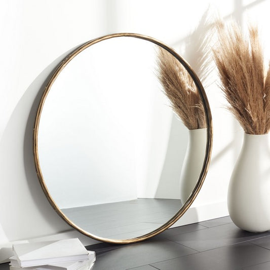Renee Round Metal Mirror