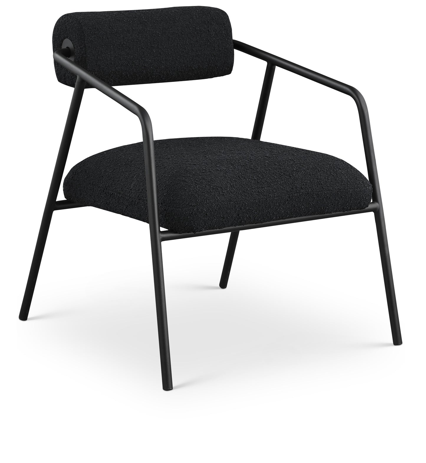 Carly Boucle Fabric Accent Chair