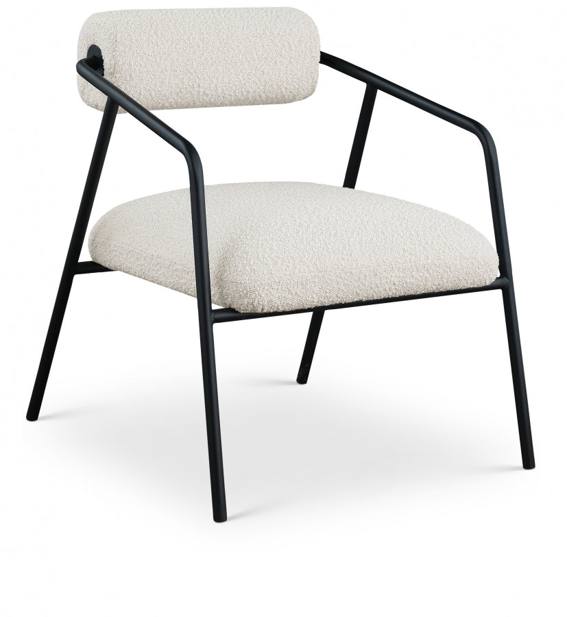 Carly Boucle Fabric Accent Chair