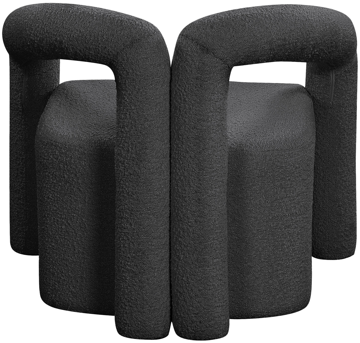 Otto Boucle Fabric Accent Chair