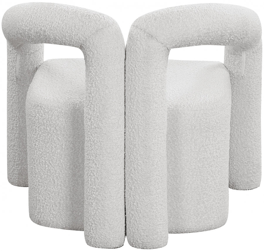 Otto Boucle Fabric Accent Chair