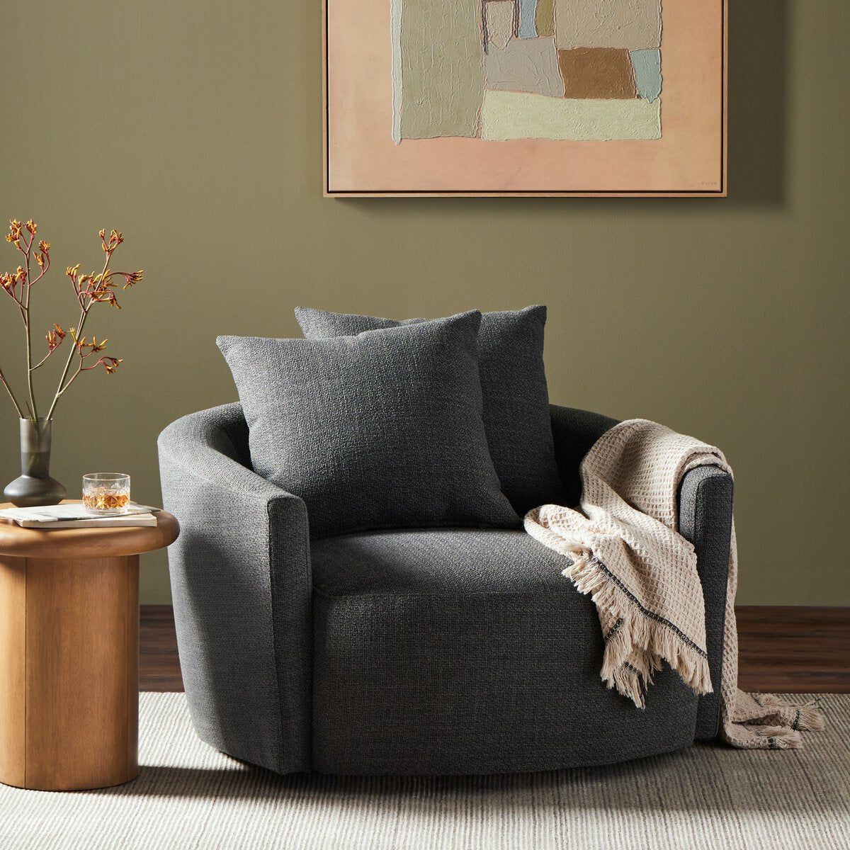Chloe Swivel Chair – Bracco Interiorismo