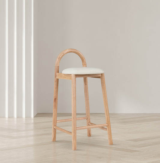 Calvin Vegan Leather Counter Stool