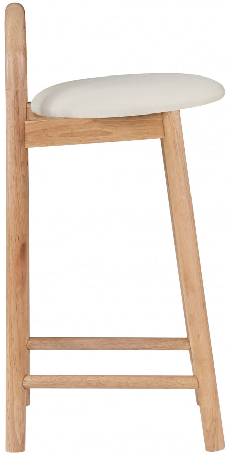 Calvin Vegan Leather Counter Stool