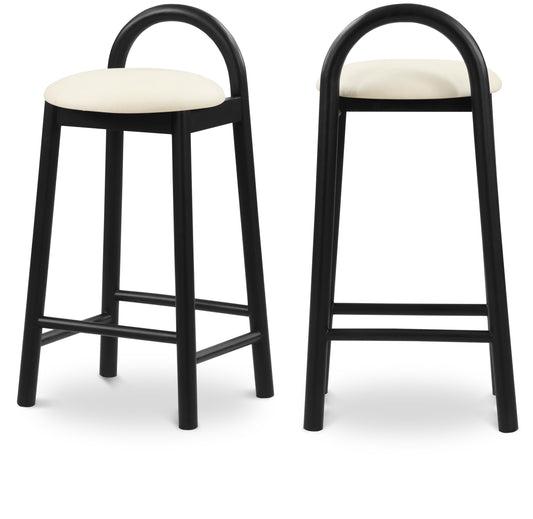 Calvin Vegan Leather Counter Stool