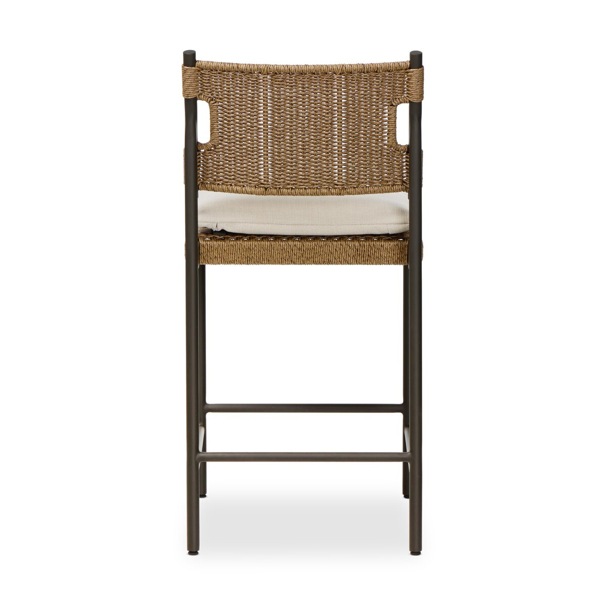 Miller Outdoor Woven Bar + Counter Stool