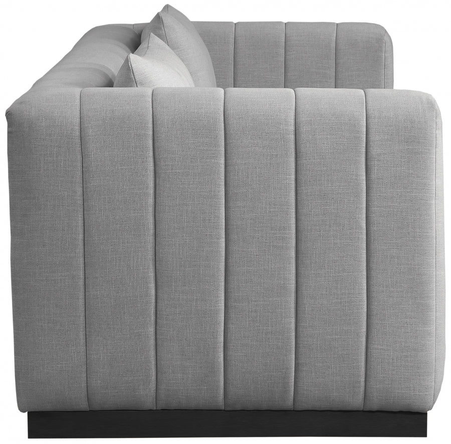 Lucia Linen Textured Fabric Sofa