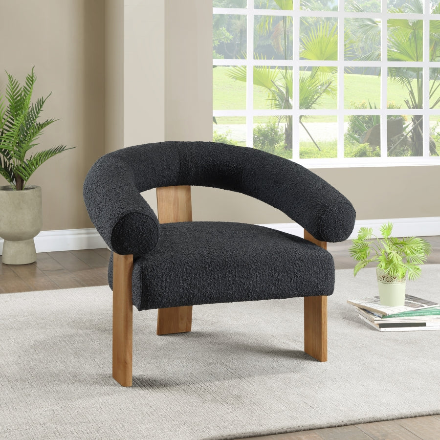 Winston Boucle Fabric Accent Chair