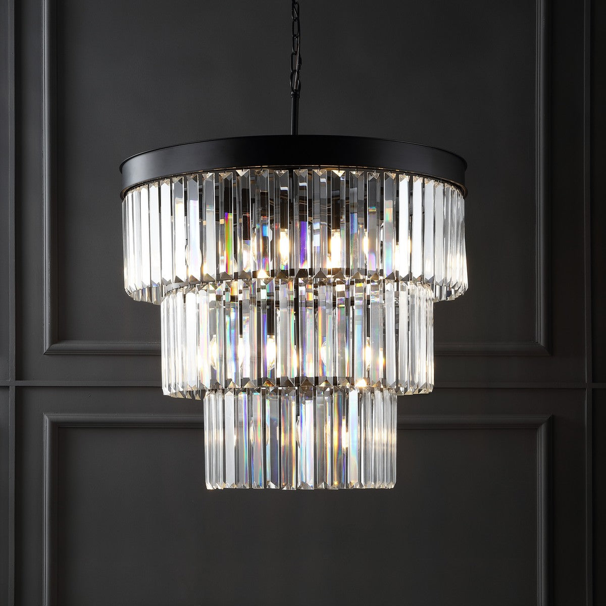 Coulette 3 Tier Crystal Chandelier