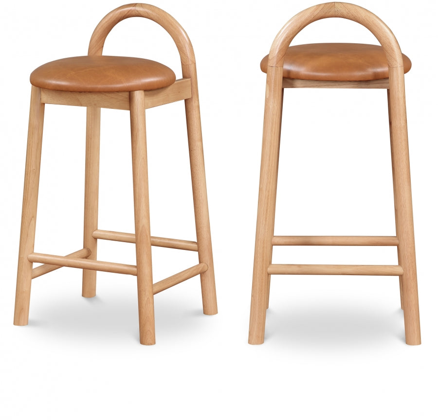 Calvin Vegan Leather Counter Stool