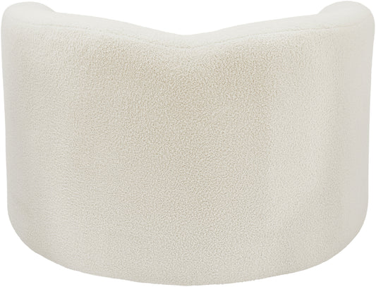 Kali Faux Shearling Teddy Fabric Chair