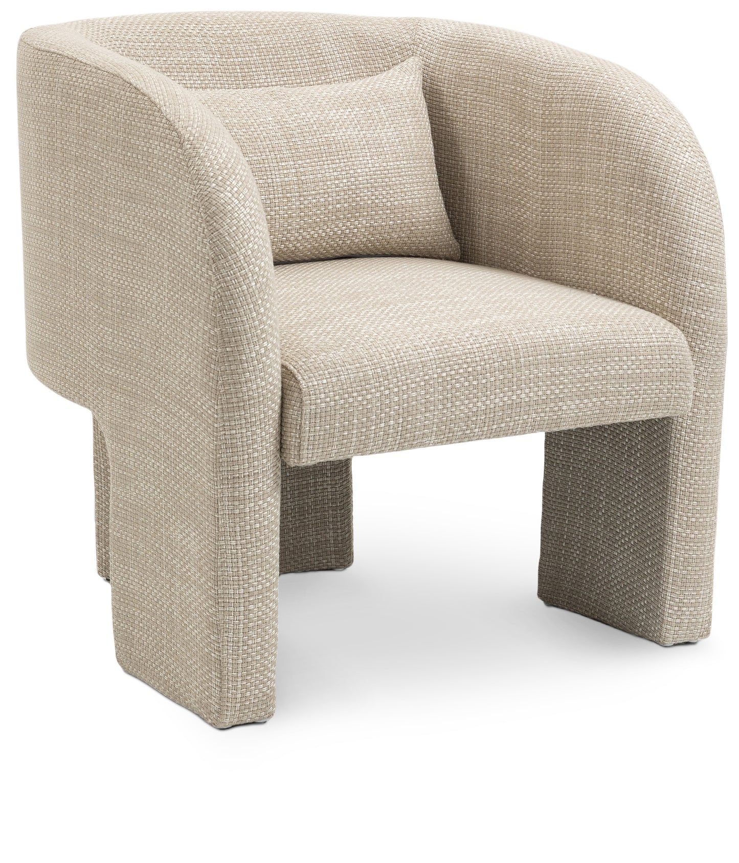 Sawyer Weaved Fabric Accent Chair
