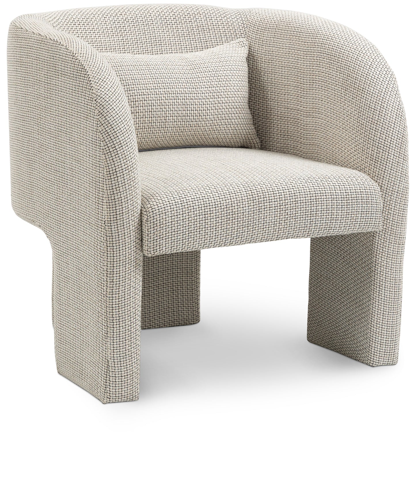 Sawyer Weaved Fabric Accent Chair