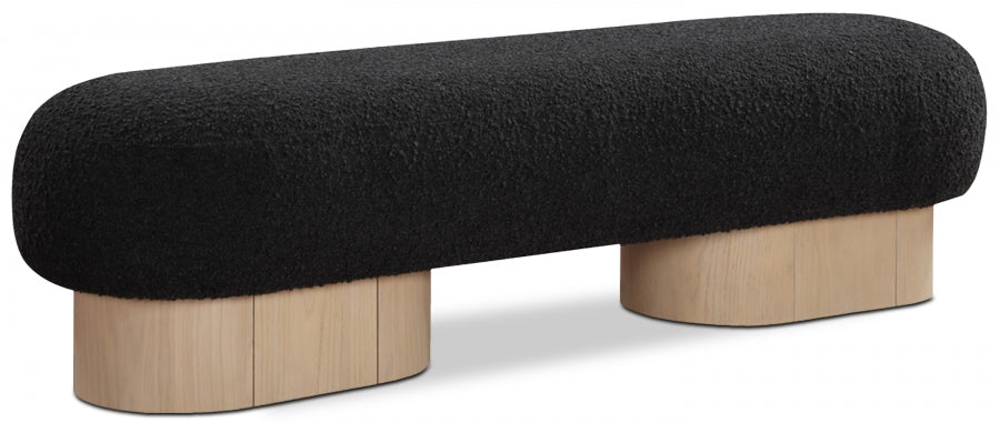Robertson Boucle Fabric Bench