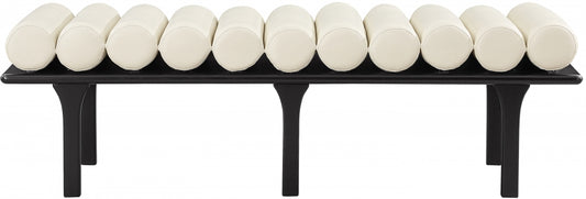 Landon Vegan Leather Upholstered Bench