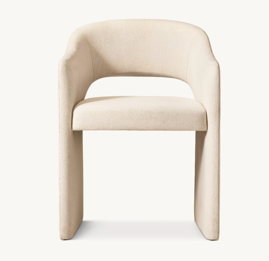 CORTA FABRIC DINING ARMCHAIR