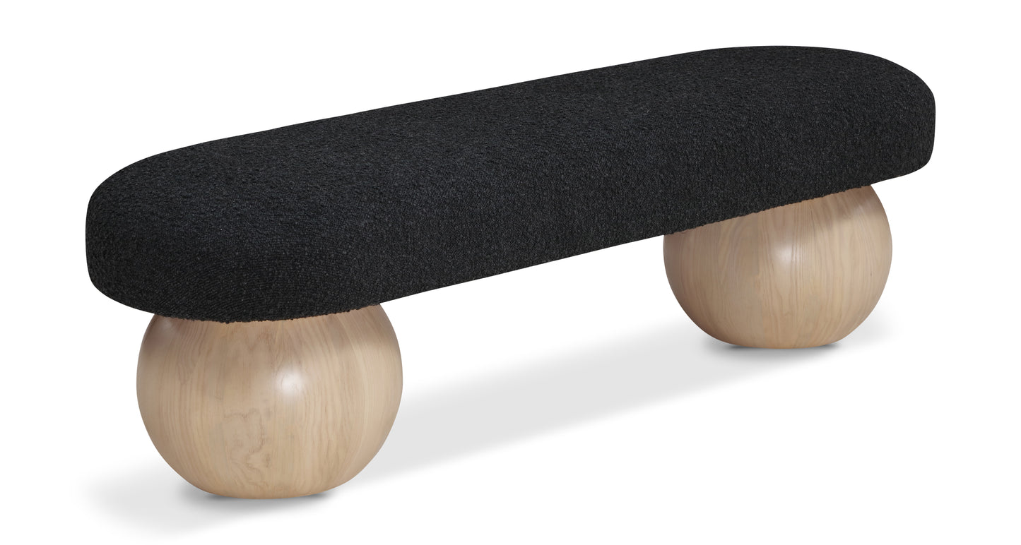 Bowie Boucle Fabric Bench