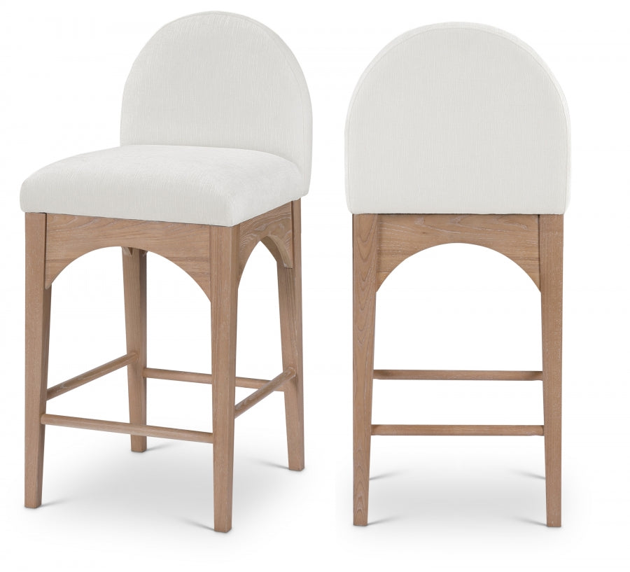 Waldorf Chenille Fabric Counter Stools