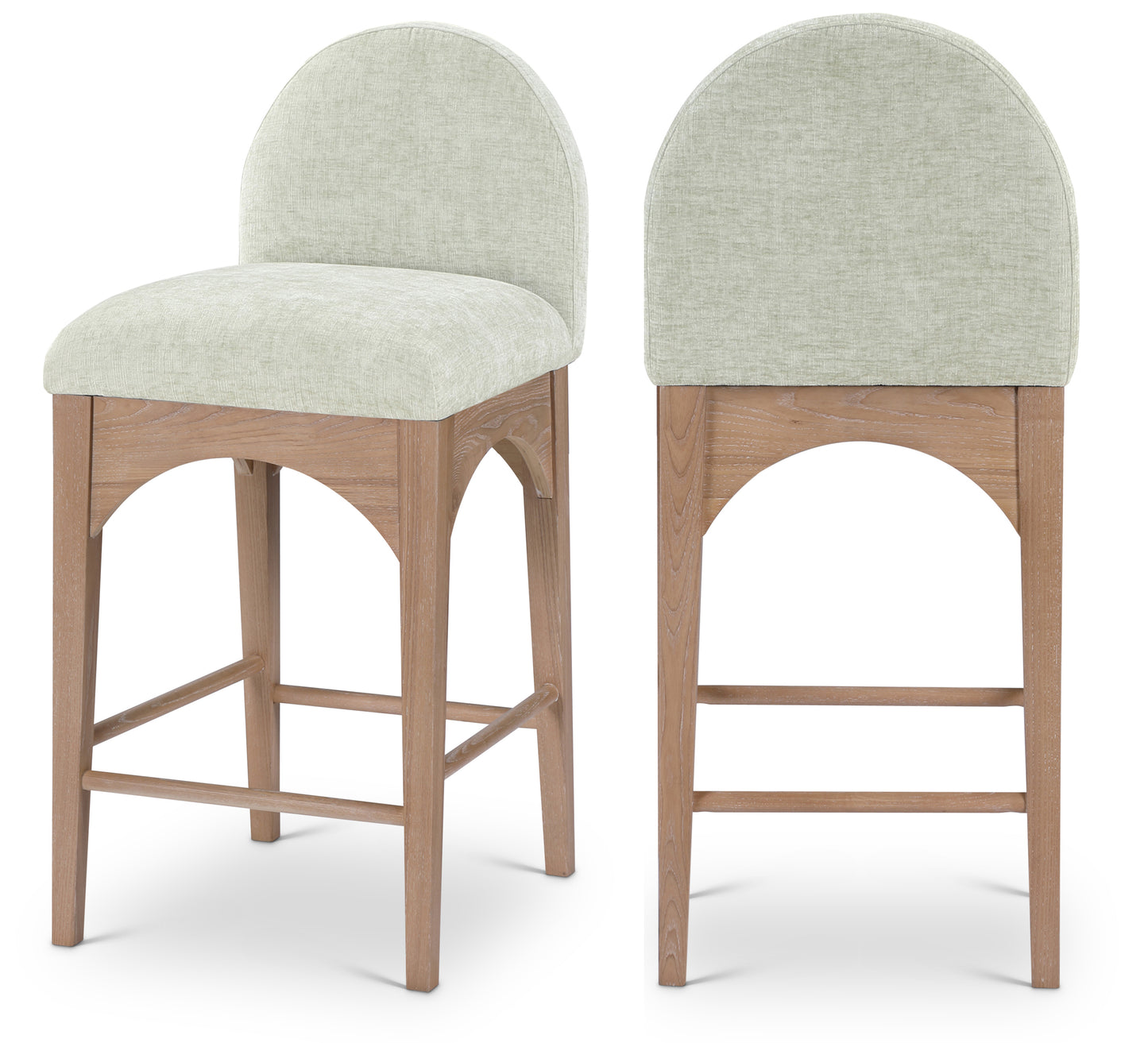 Waldorf Chenille Fabric Counter Stools