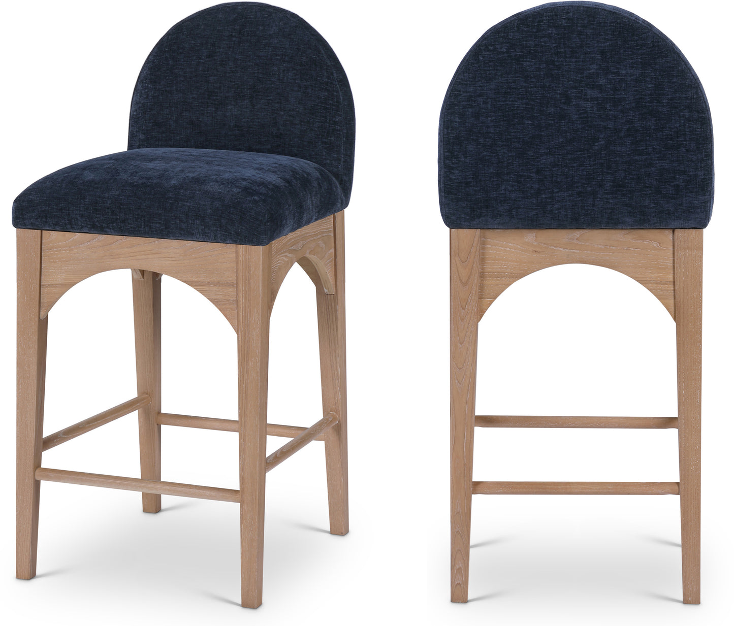 Waldorf Chenille Fabric Counter Stools
