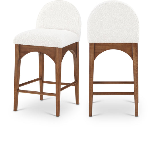 Waldorf Boucle Fabric Counter Stools