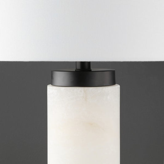 Sydni Alabaster Pillar Table Lamp