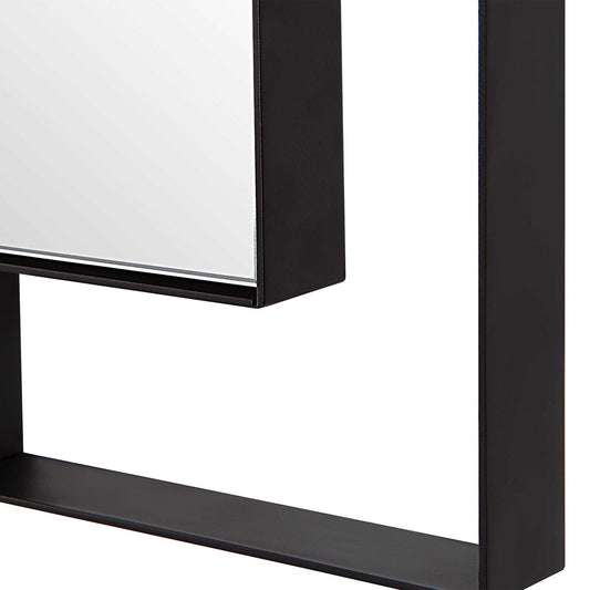 STELLAN MIRROR, BLACK