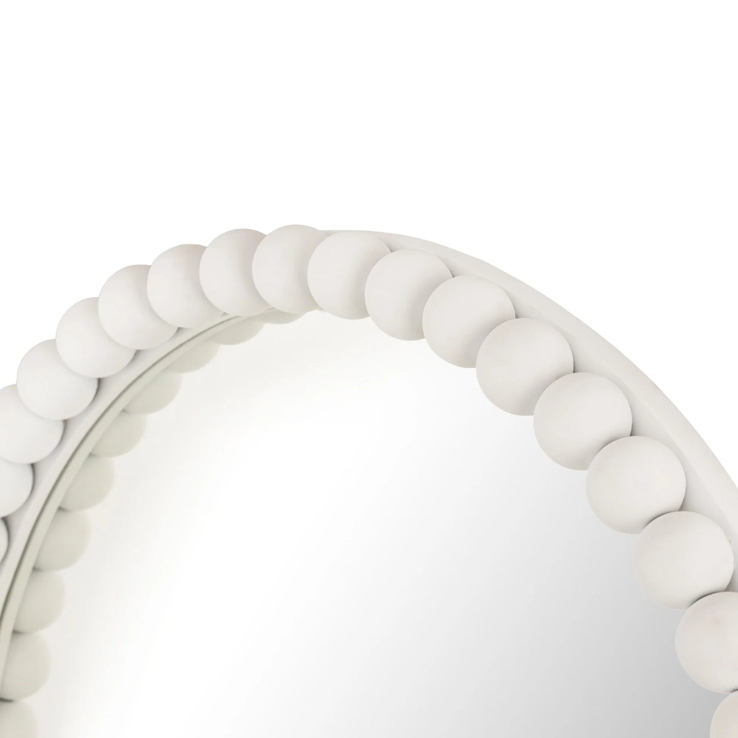 Baria Wooden Round Wall Mirror