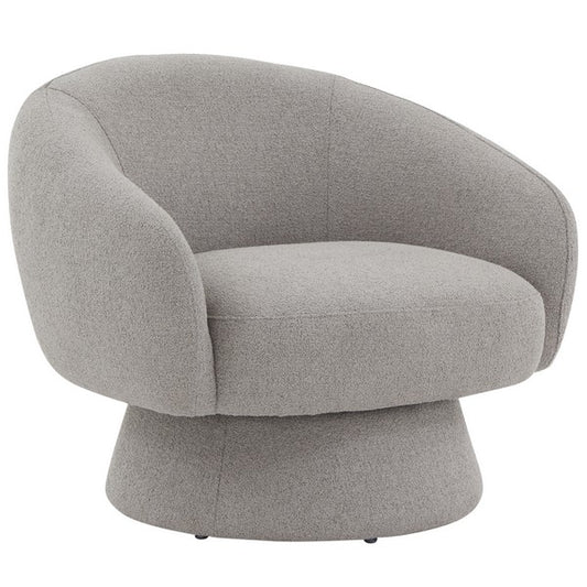 Petryna Boucle Swivel Accent Chair