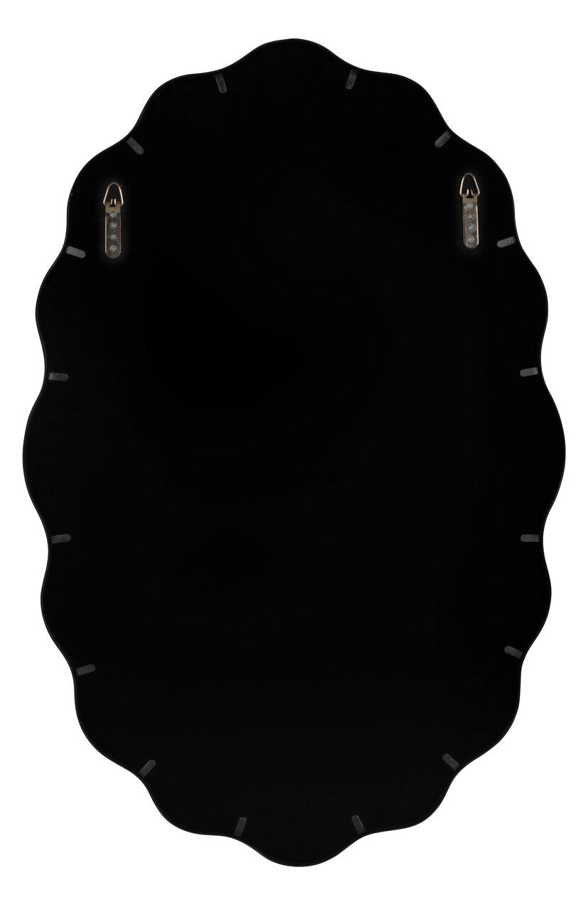 Espejo de pared Serafina Negro