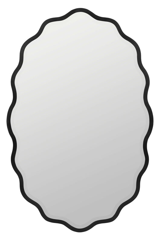 Espejo de pared Serafina Negro