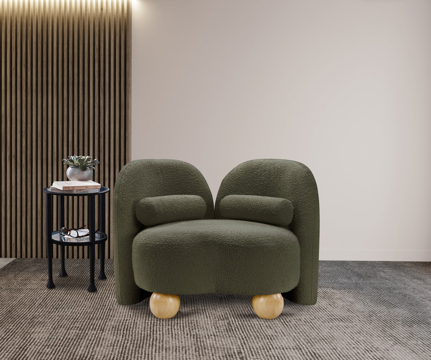 Daphne Boucle Fabric Chair