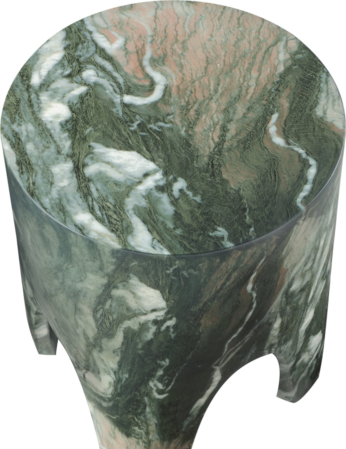 Foligno Marble Finish Indoor/Outdoor Concrete End Table