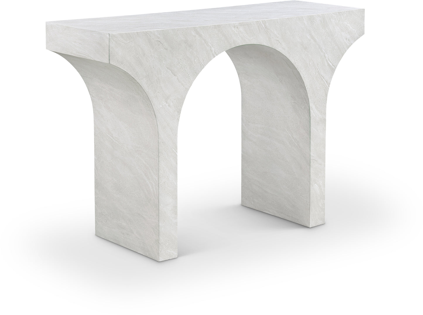 Pomezia Marble Finish Console Table