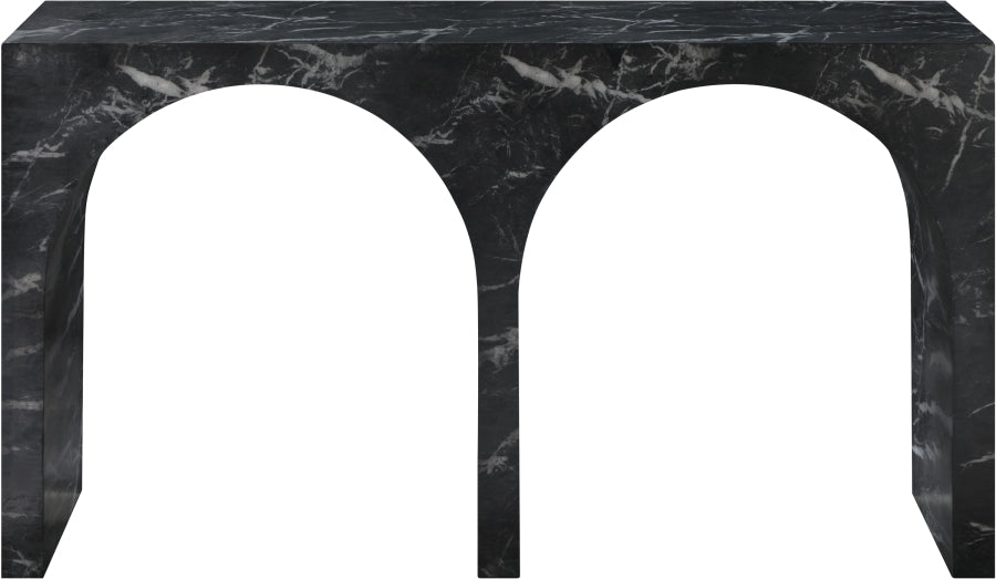 Faenza Marble Finish Console Table