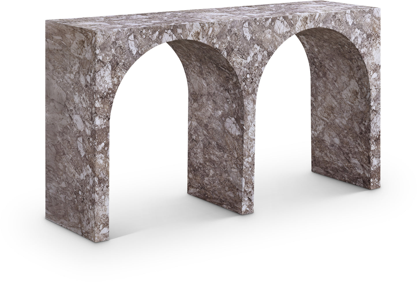 Faenza Marble Finish Console Table