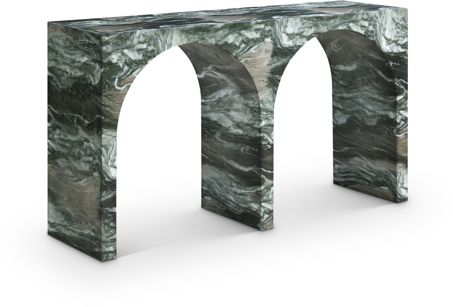 Faenza Marble Finish Console Table