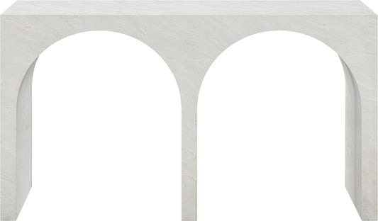 Faenza Marble Finish Console Table