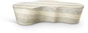 Monza Travertine Finish Indoor/Outdoor Concrete Coffee Table