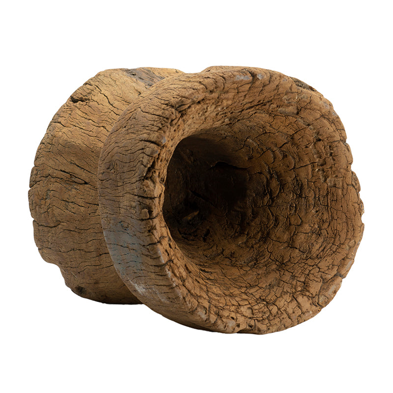 Antique Round Wooden Low Stool