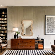 Bellagio Oak Veneer Mirror