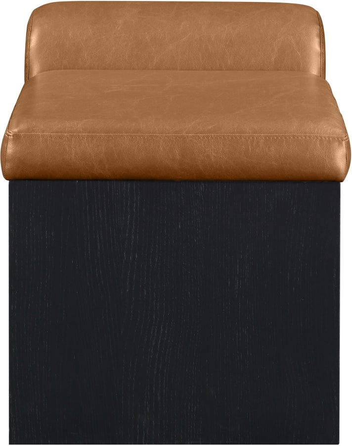Delphine Vegan Leather Upholstered Bench