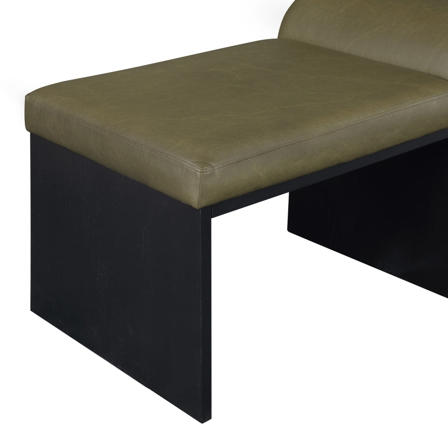 Delphine Vegan Leather Upholstered Bench